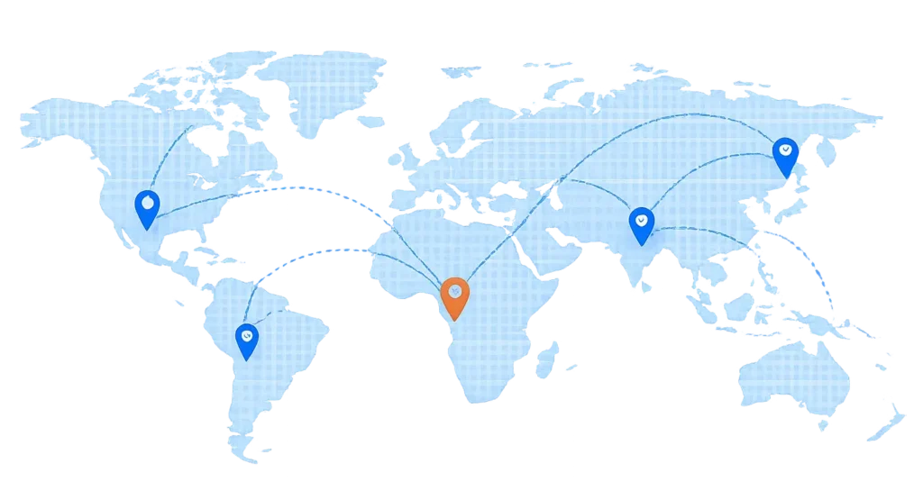 Global business network connecting industries through AI-powered data intelligence